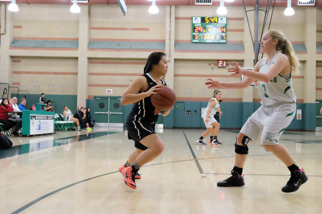 Thumbnail for Girls’ basketball remains undefeated in league after win against Monrovia
