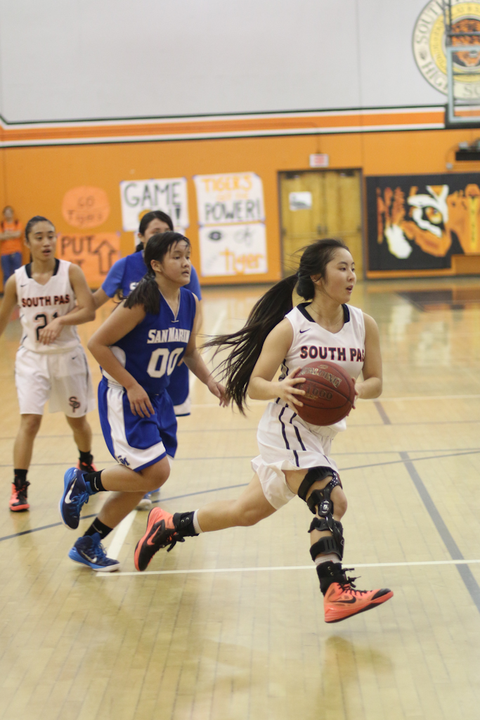 Thumbnail for Girls’ basketball stays undefeated in league after win over San Marino