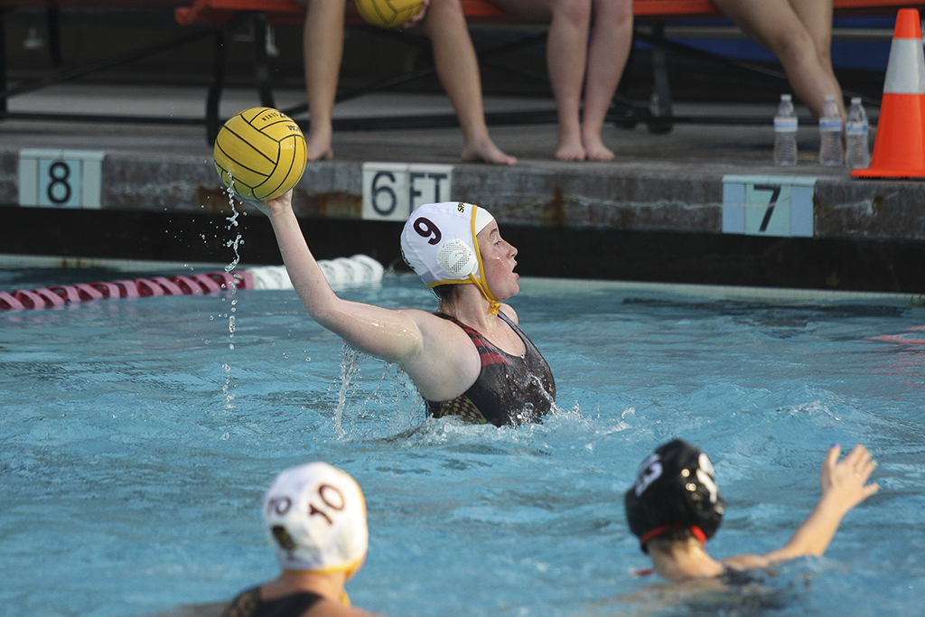 Thumbnail for Girls water polo tops  La Cañada in fourth quarter comeback