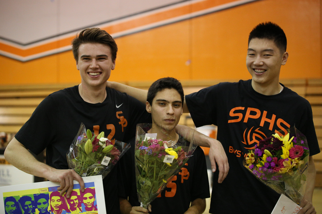 Thumbnail for Boys’ volleyball sweeps Temple City in Senior Night