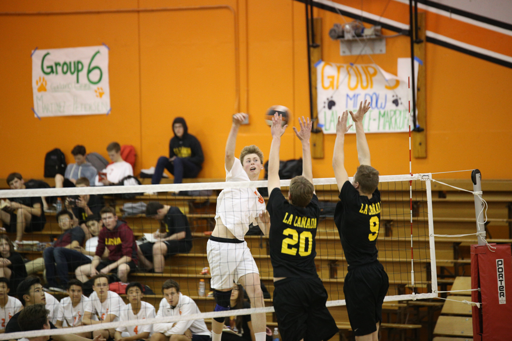 Thumbnail for Boy’s volleyball downs La Cañada in heated five set win