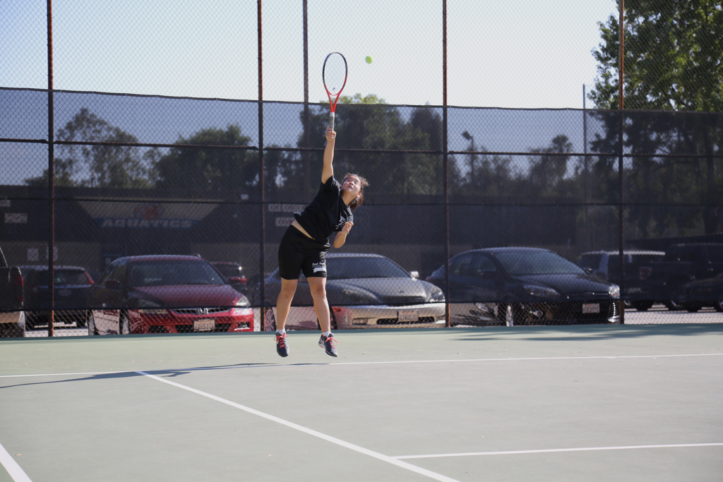 Thumbnail for Girls’ Tennis Triumphs Over Arroyo in Dominant Fashion