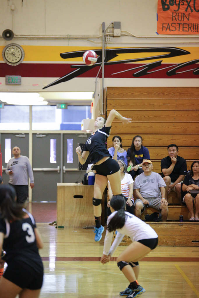 Thumbnail for Girls’ volleyball triumphs over La Cañada to stay undefeated