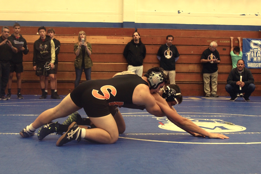 Thumbnail for Wrestling successful in three weight classes at Gabrelino High Tournament