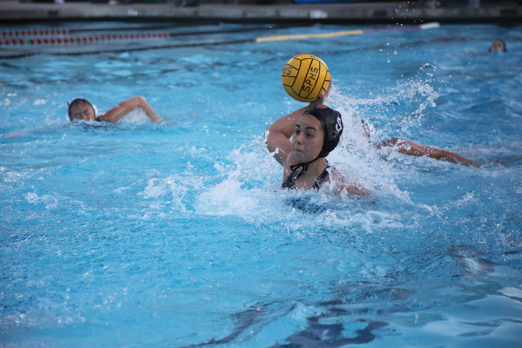 Thumbnail for Girls’ water polo overpowers Eagle Rock with ten goals