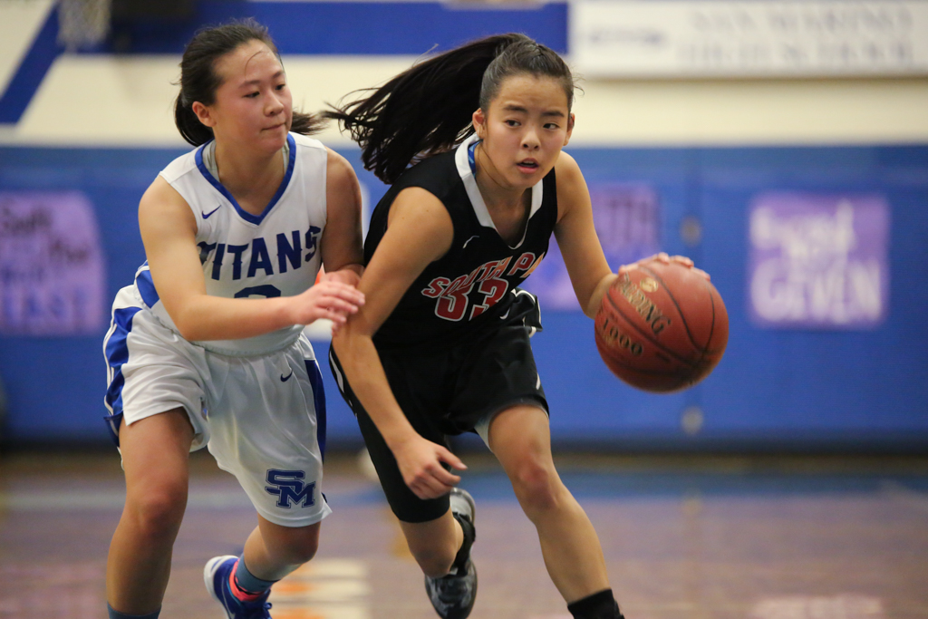 Thumbnail for Girls’ basketball crushes San Marino in thirty-seven point victory