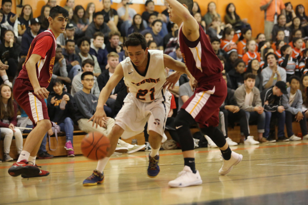 Thumbnail for Boys’ basketball plagued by turnovers against La Cañada, loses 76-43