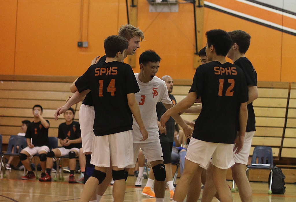 Thumbnail for Boys’ volleyball claims first victory of season in four sets against St. Francis