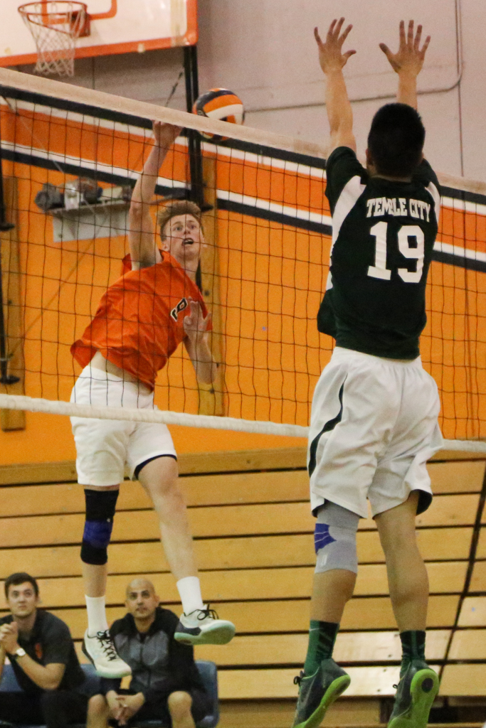 Thumbnail for Boys’ volleyball defeats Temple City in four sets