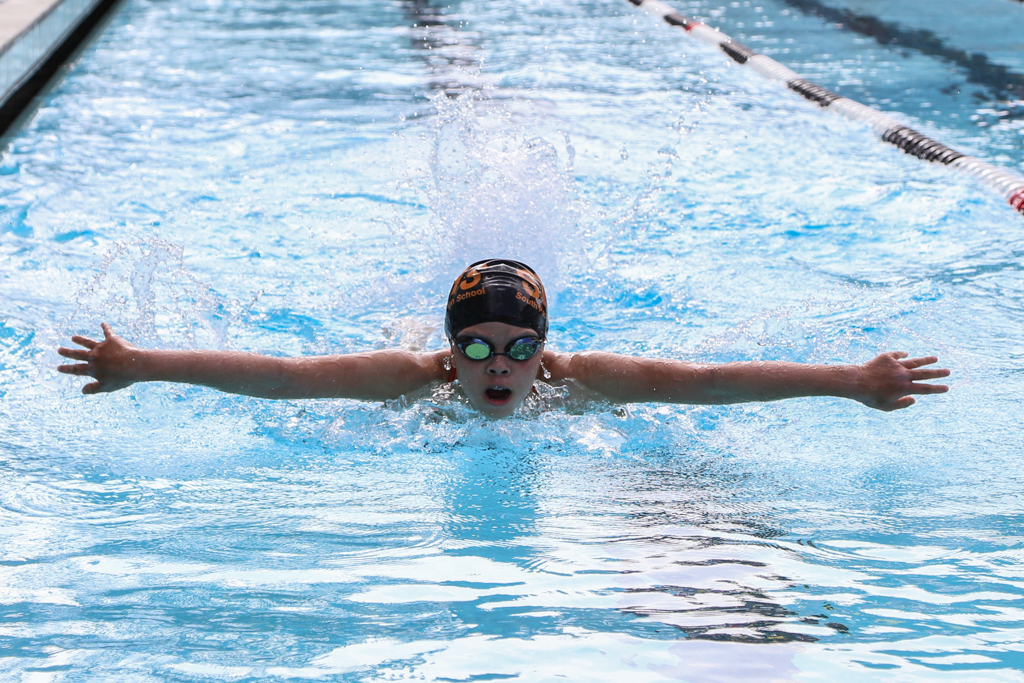 Thumbnail for Swimming showcases several first place finishes against La Cañada