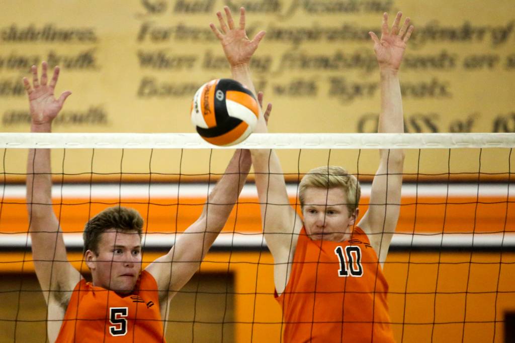 Thumbnail for Boys’ volleyball honors seniors with a sweep of San Marino