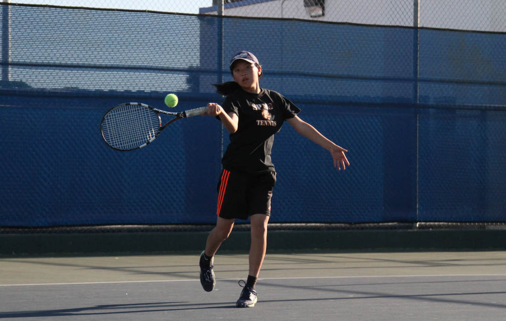 Thumbnail for Girls’ tennis falls in difficult matchup with San Marino
