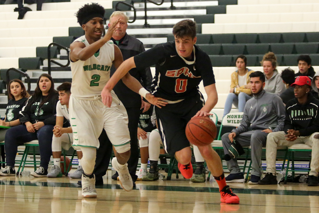 Thumbnail for Boys’ basketball falls to Monrovia in first league game