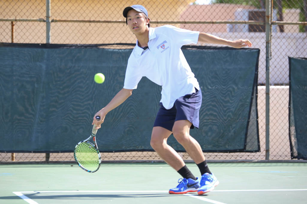 Thumbnail for Boys’ tennis loses pre-league match to Crescenta Valley, now at 2-1