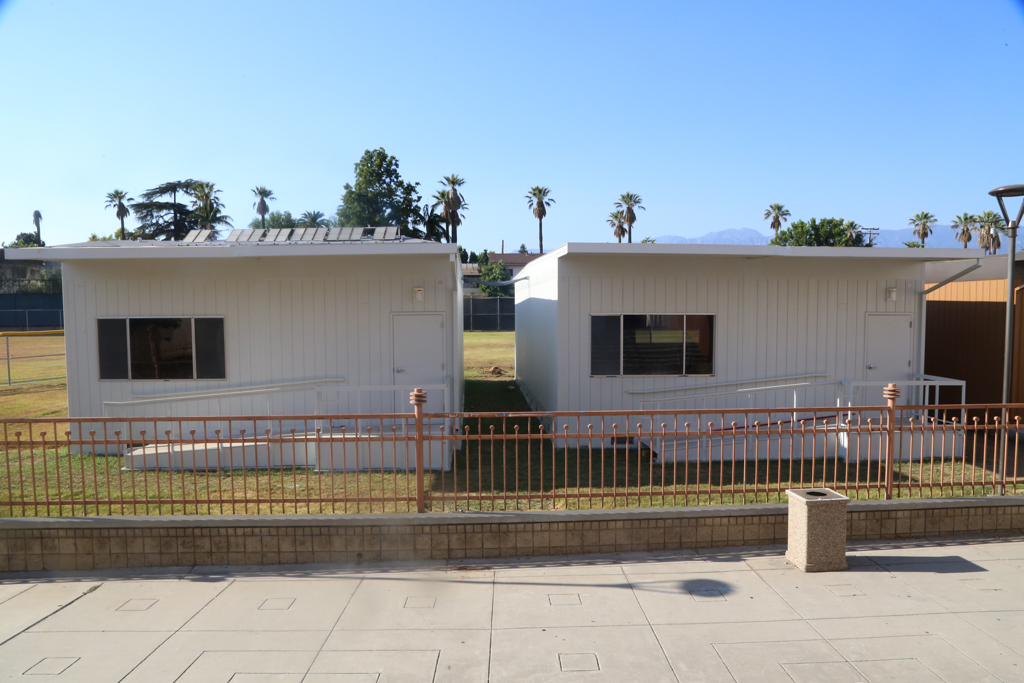 Thumbnail for Temporary math bungalows built to allow for construction of new STEM building at SPHS