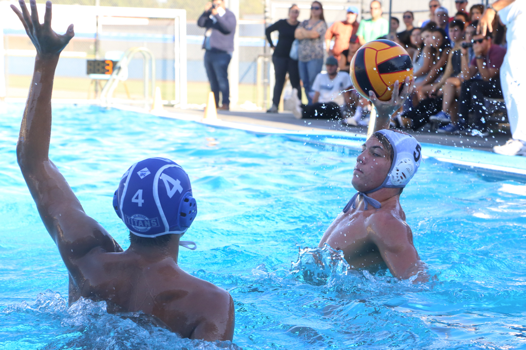 Thumbnail for Boys’ water polo overpowers San Marino