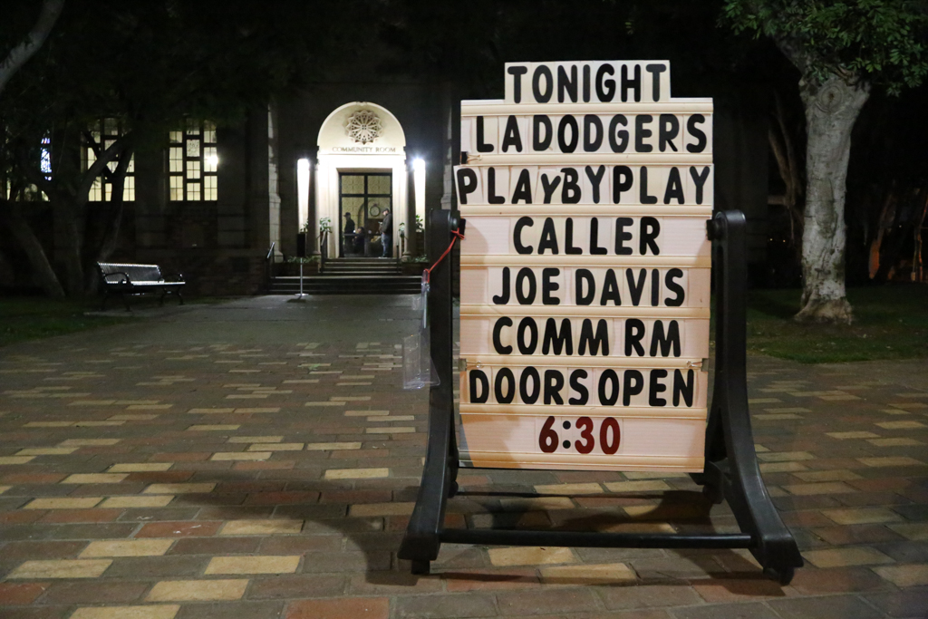 Thumbnail for South Pasadena ‘Baseball Night’ features Dodgers broadcaster Joe Davis