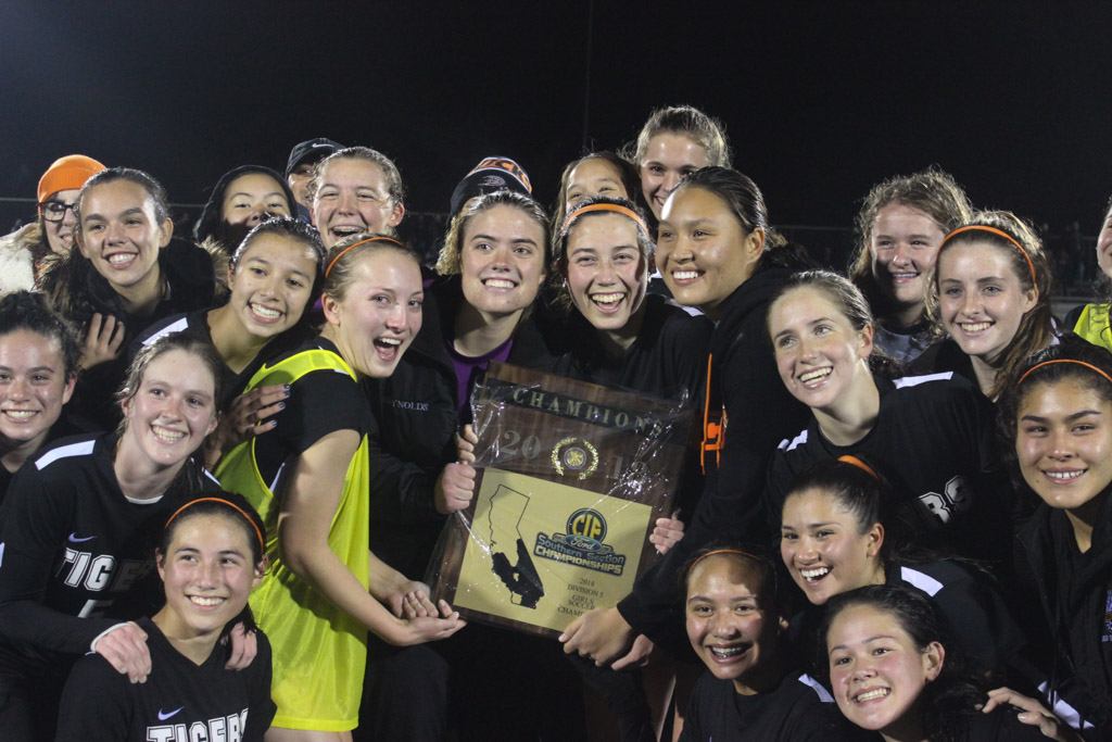 Thumbnail for Girls’ soccer triumphs in the CIF southern championship game, winning its first title in more than a decade