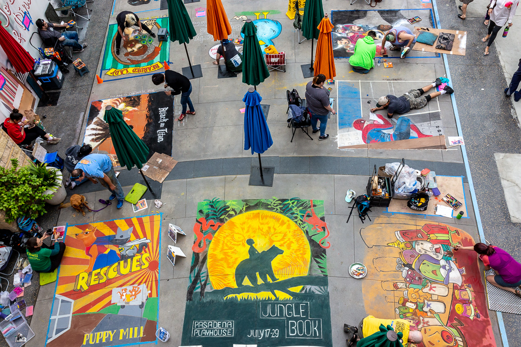 Thumbnail for Artists transform the streets for the annual Pasadena Chalk Festival