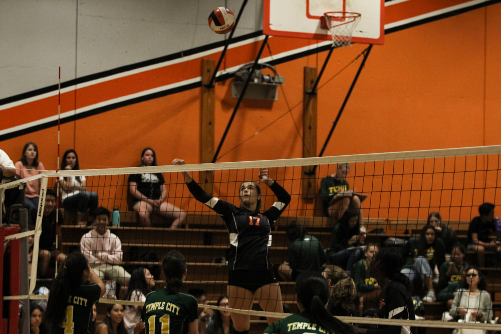 Thumbnail for Girls’ volleyball sweeps Blair in three sets