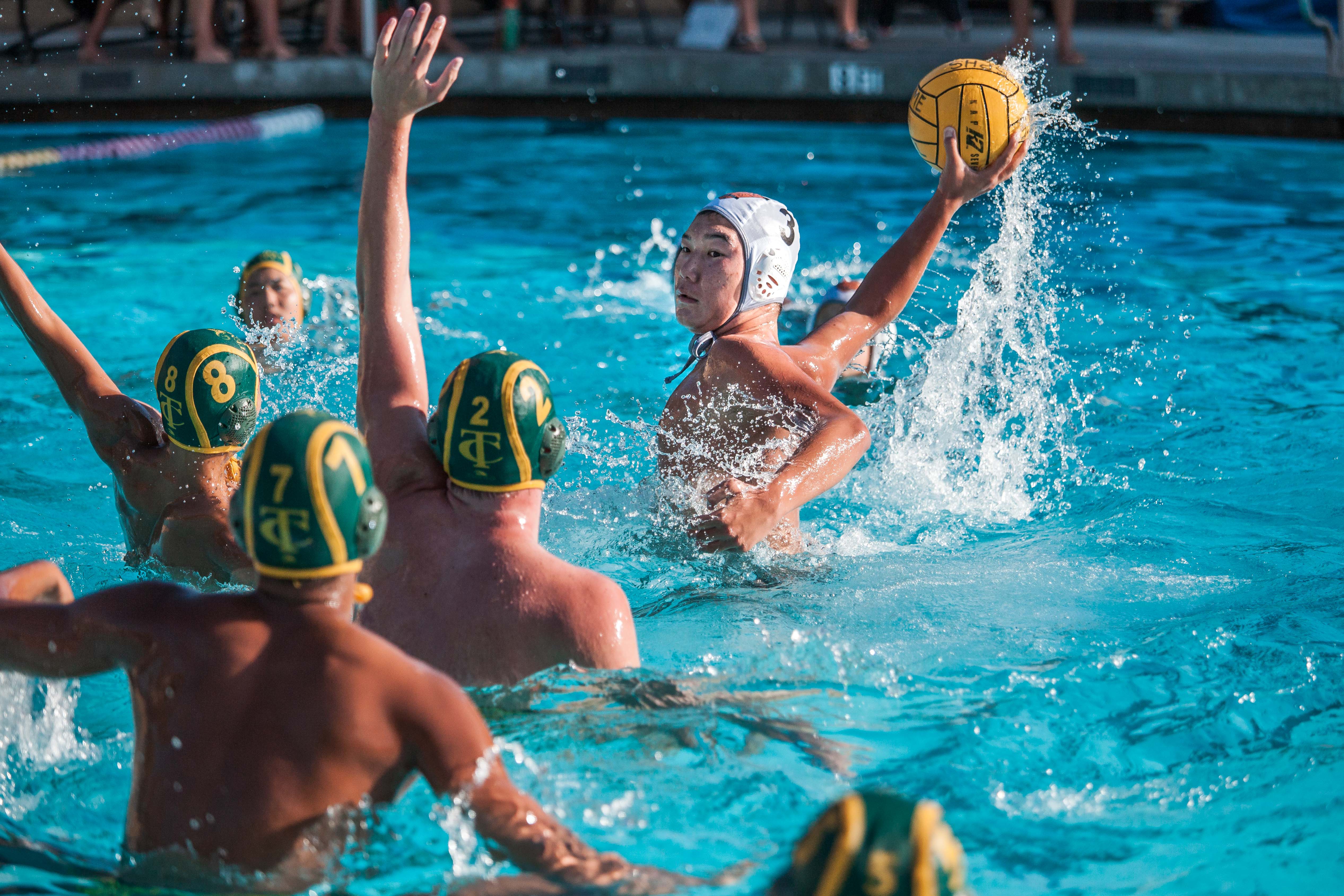 Thumbnail for Boys’ water polo wins crucial league match in comeback fashion