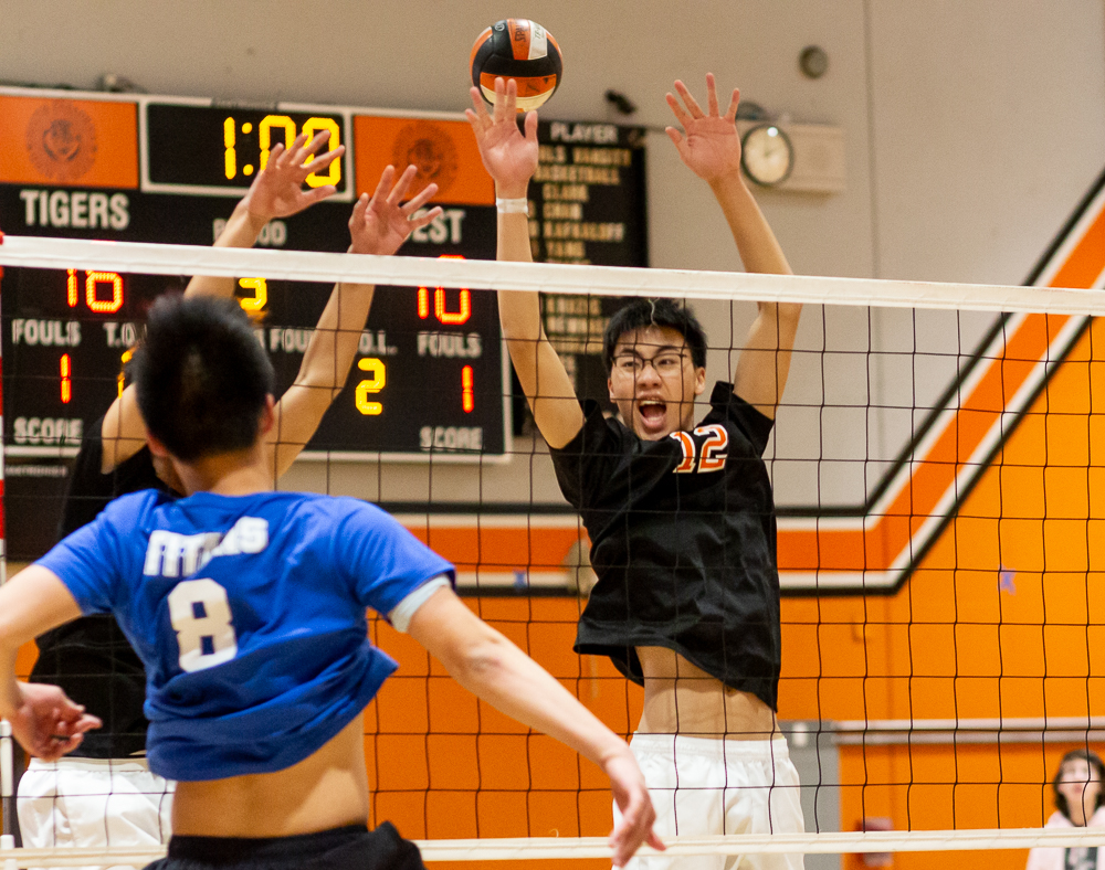 Thumbnail for Boys’ volleyball holds on for win against San Marino