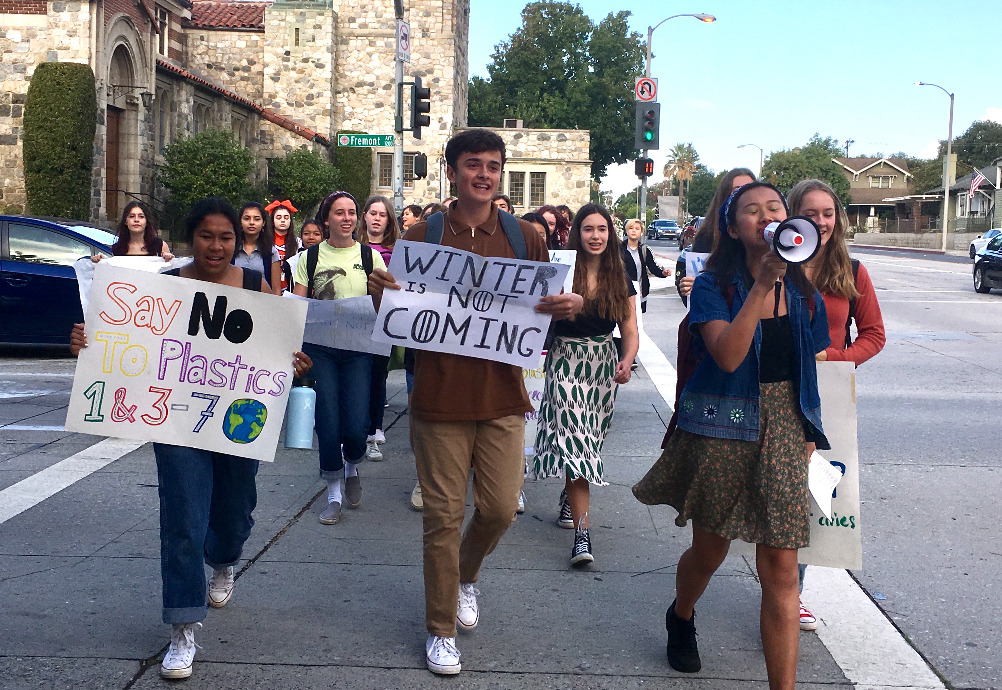 Thumbnail for Students rally on South Pas’ streets in climate strike