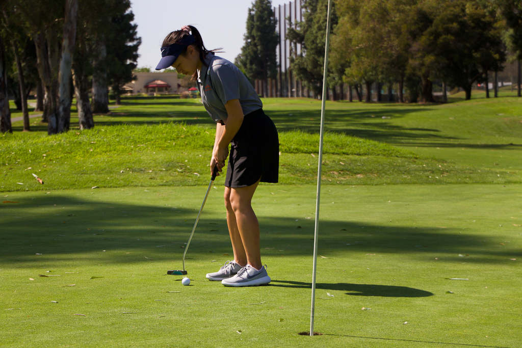 Thumbnail for Girls golf ends regular season with a loss to Temple City