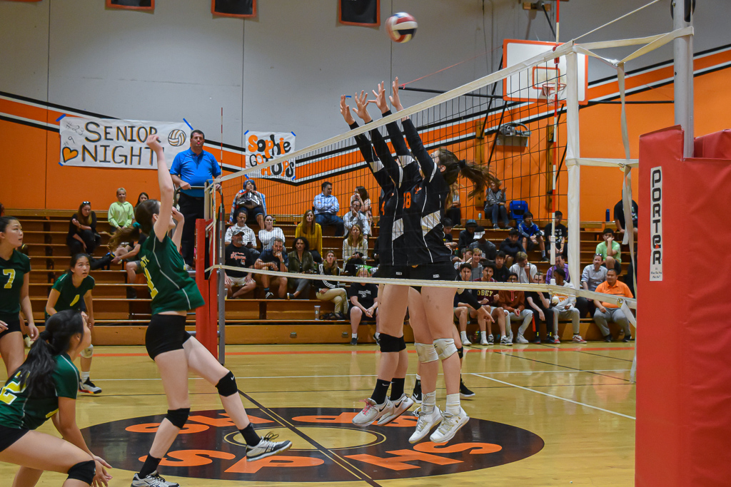 Thumbnail for Girls volleyball completes perfect league season on Senior Night