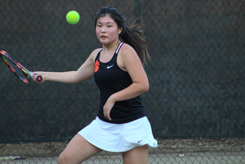 Thumbnail for Girls tennis reigns victorious over Monrovia