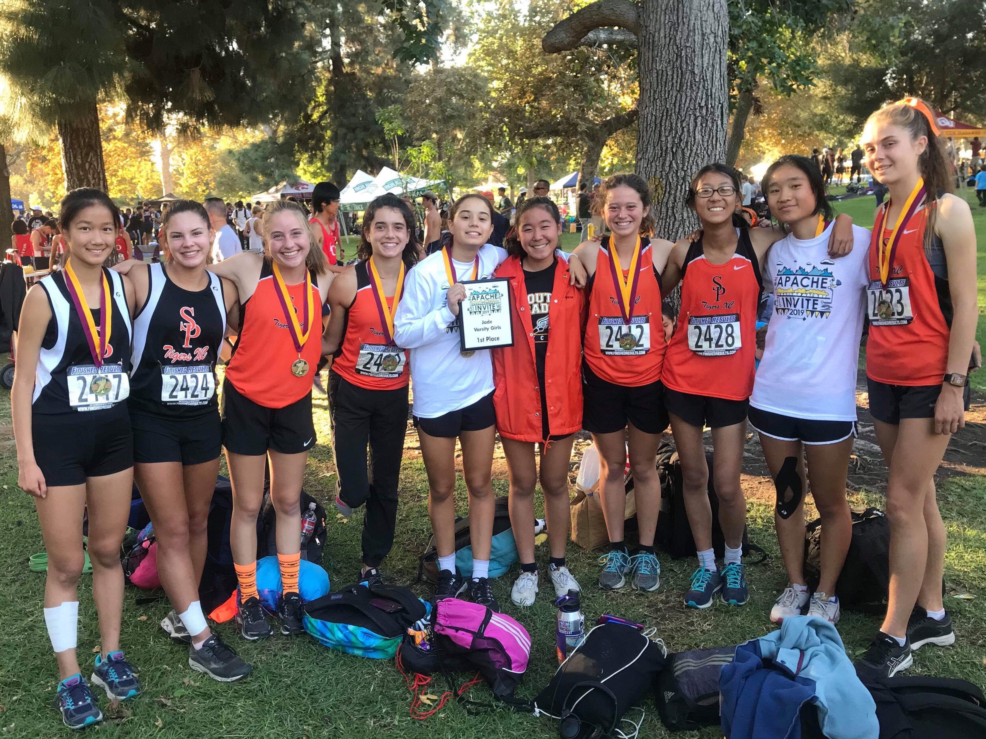 Thumbnail for Girls and boys cross country both earn first place at Apache Invitational