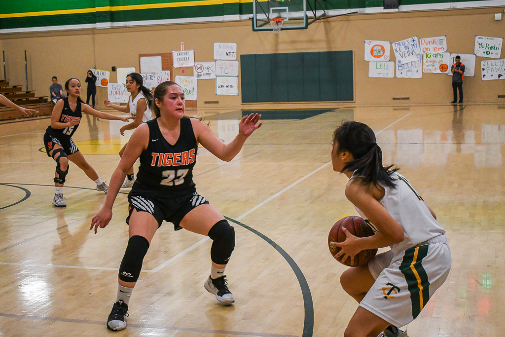 Thumbnail for Girls basketball comfortably bounces over Temple City