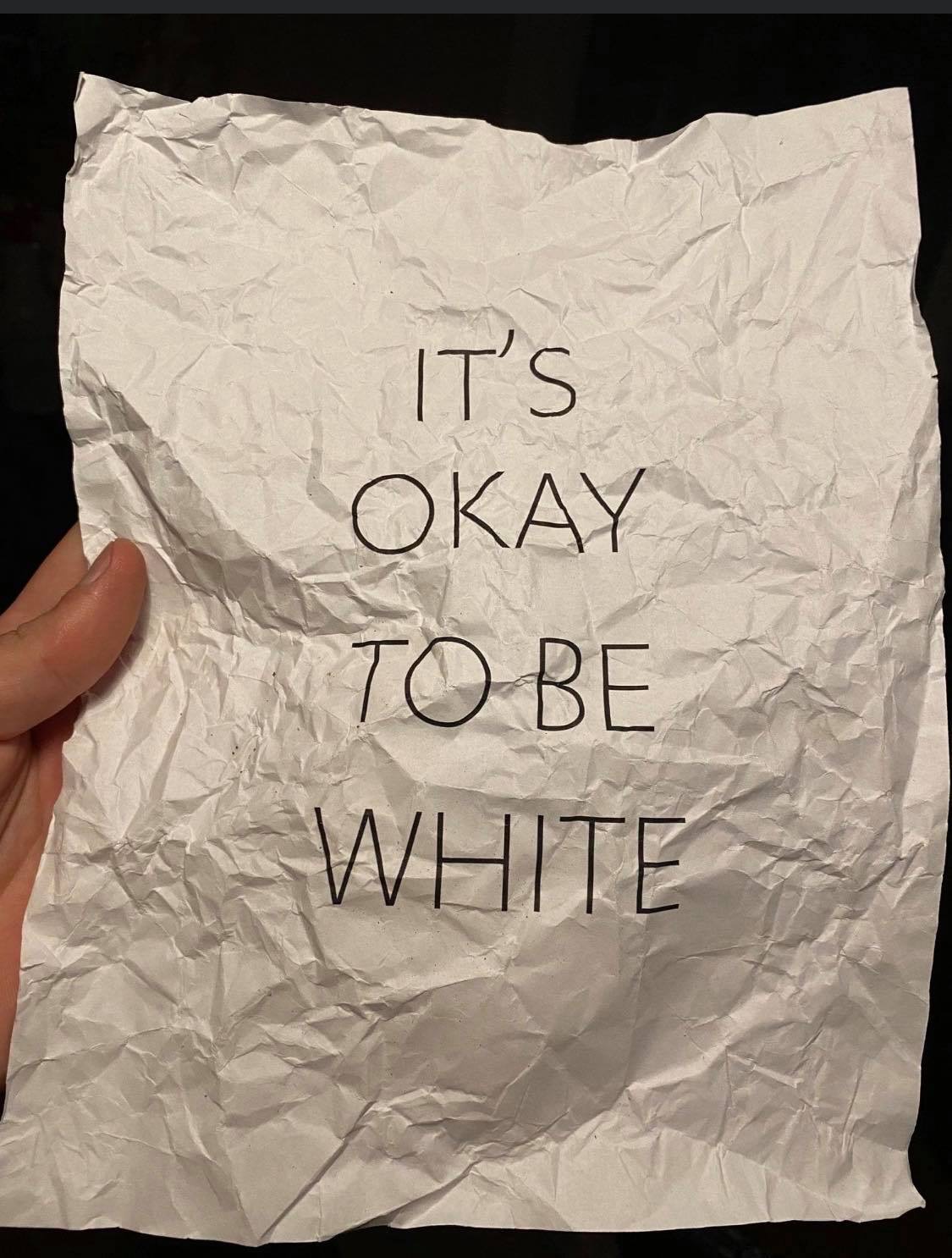 Thumbnail for “It’s OK to be white” flyers return to South Pasadena
