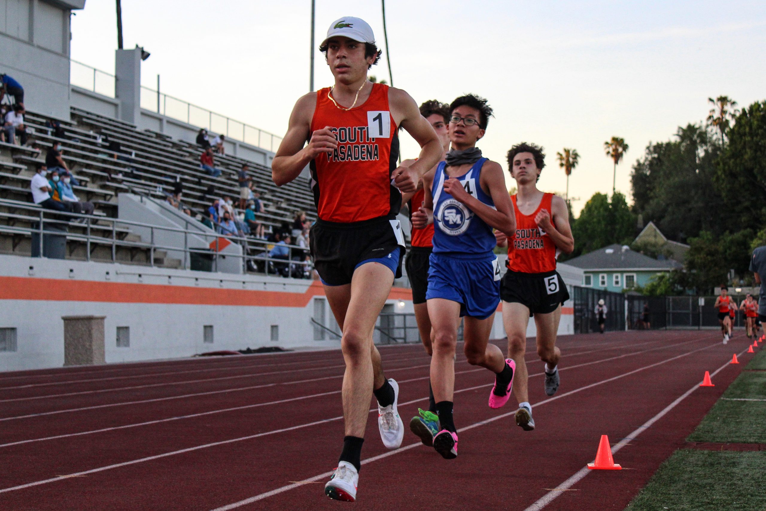 Thumbnail for Track and field athletes excel at triple dual meet against Blair, San Marino, and Temple City