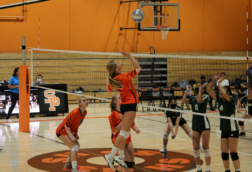 Thumbnail for Volleyball trounces Temple City on home court