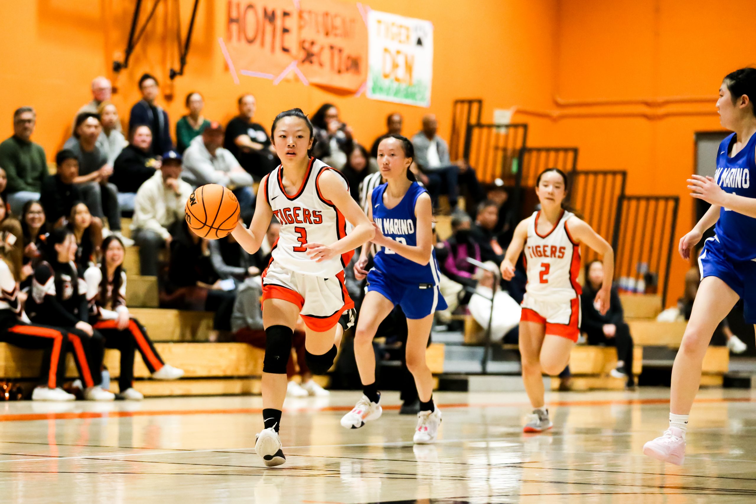 Girls’ basketball destroys San Marino 81-22 in league opener