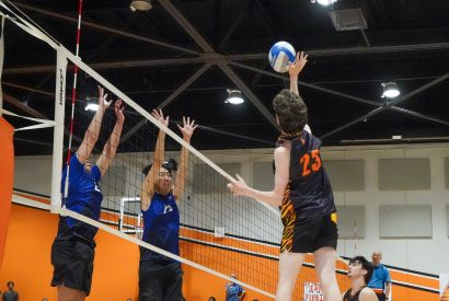 Thumbnail for Boys’ volleyball slides past San Marino in fifth set for a victorious Senior Night