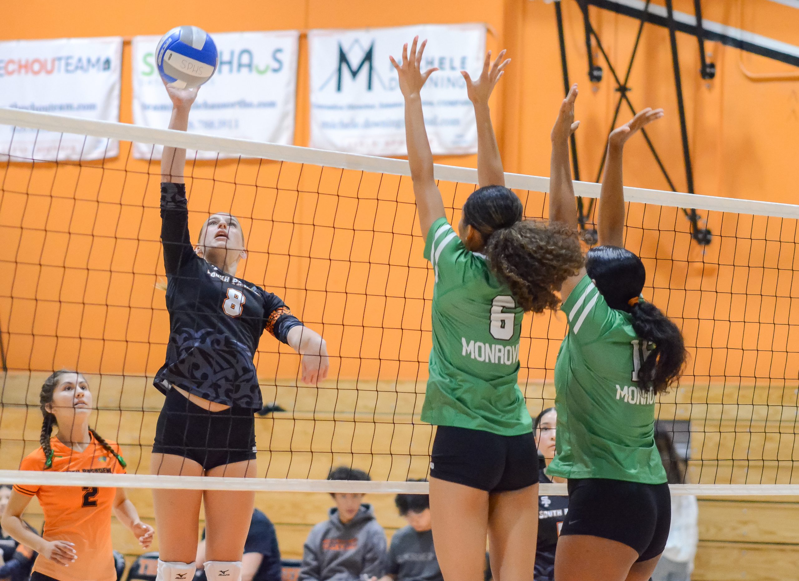 Photo gallery: Girls’ volleyball slides past Monrovia in fifth set