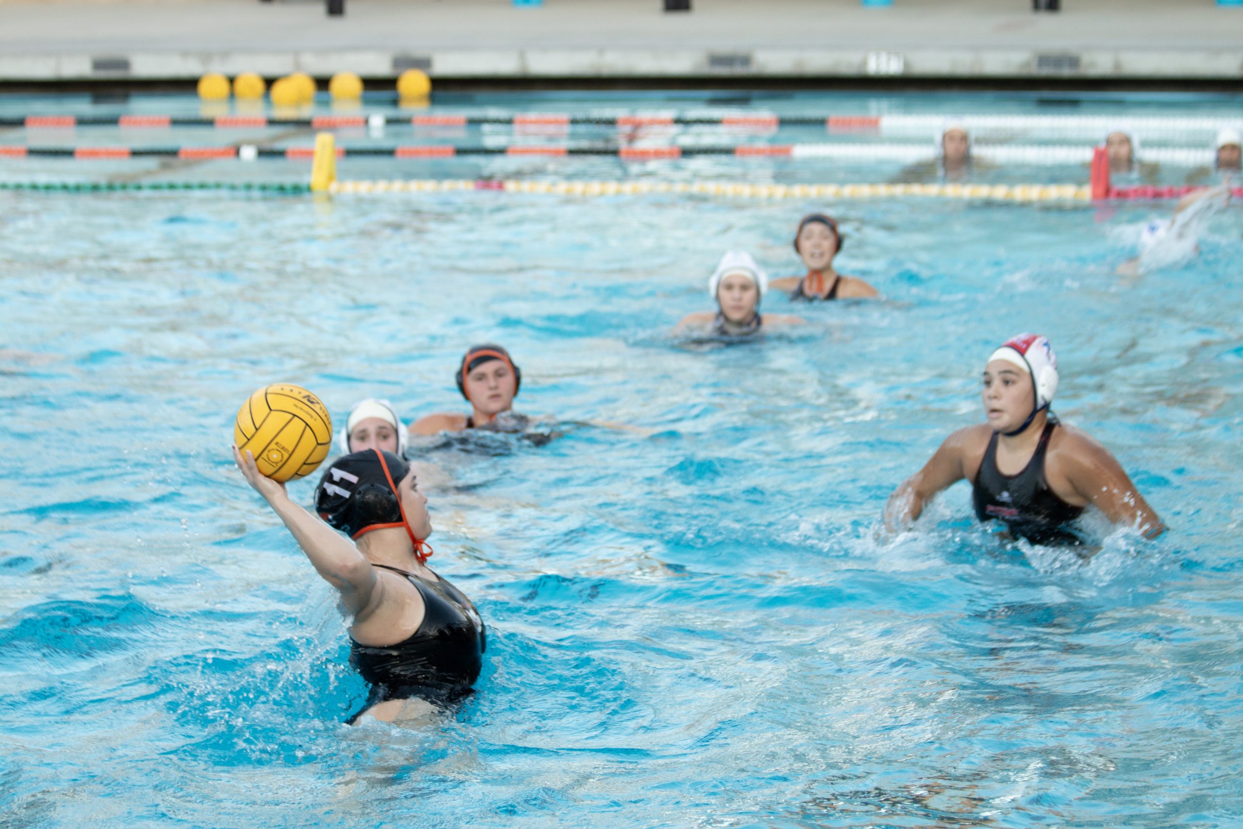 Photo gallery: Girls’ water polo opens season with 16-4 win