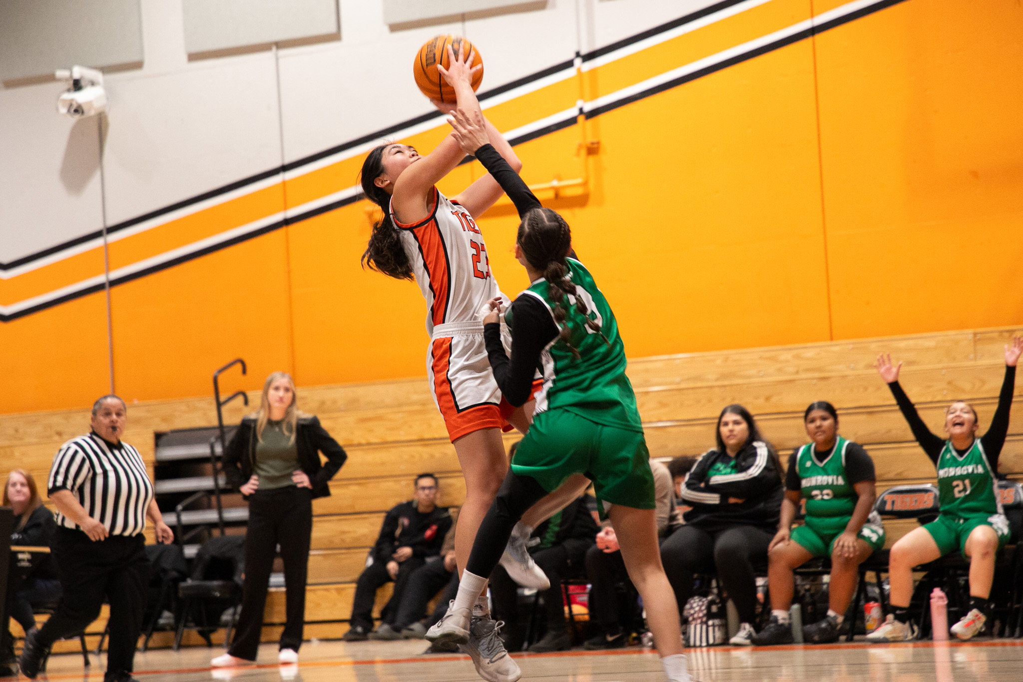 Girls’ basketball shuts out Monrovia 63-14