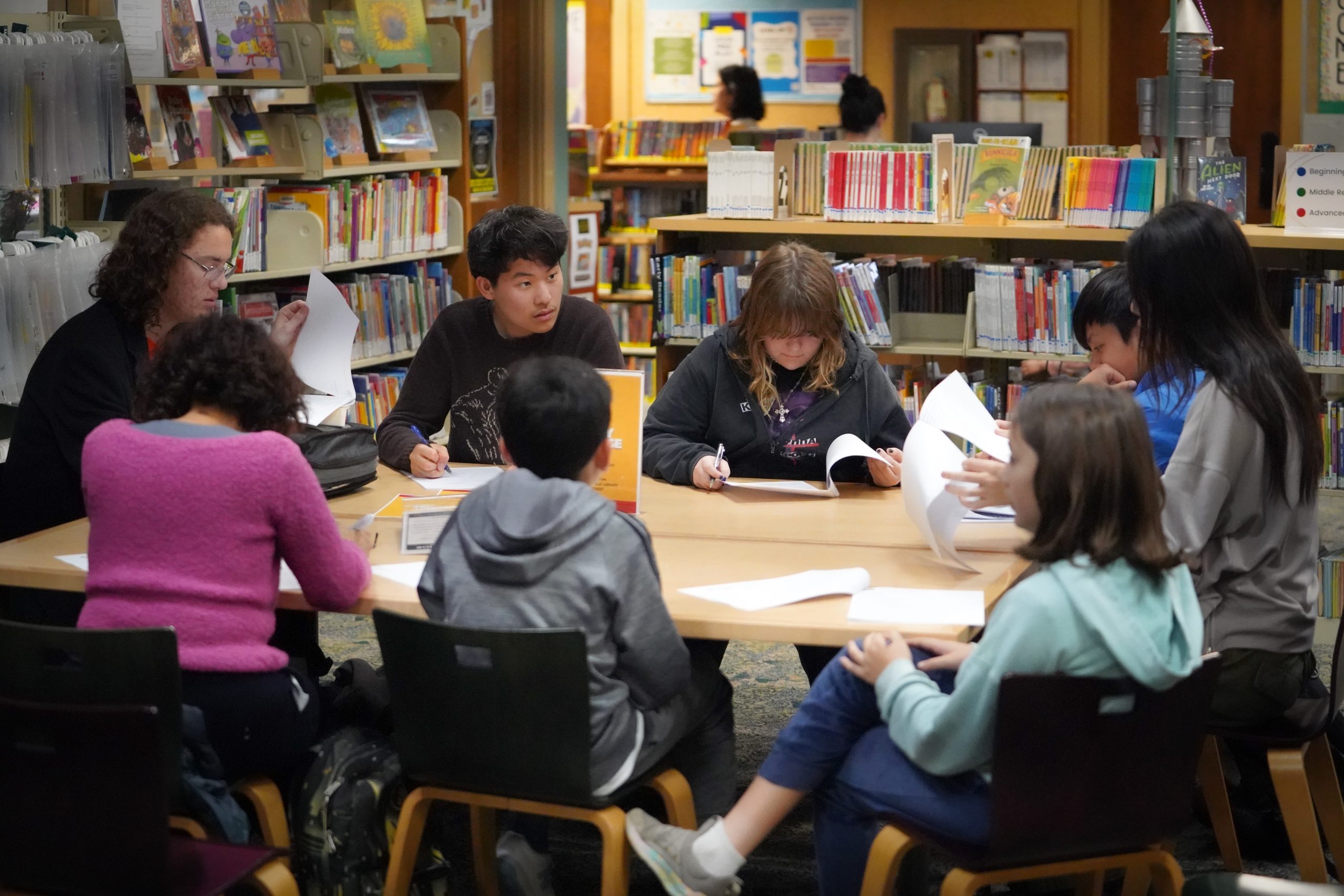 Students gather for Teen Poetry Exchange