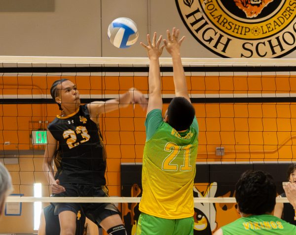 Boys volleyball crushes the Blair Vikings in a 3–0 victory